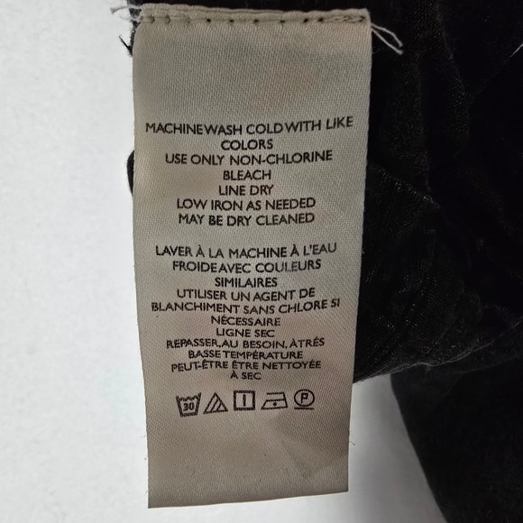 Anthropologie Embroidered Parachute Pants Black Womens Size Medium Boho Festival - Picture 10 of 11